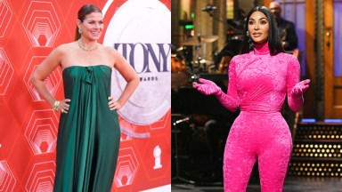 Debra Messing, Kim Kardashian