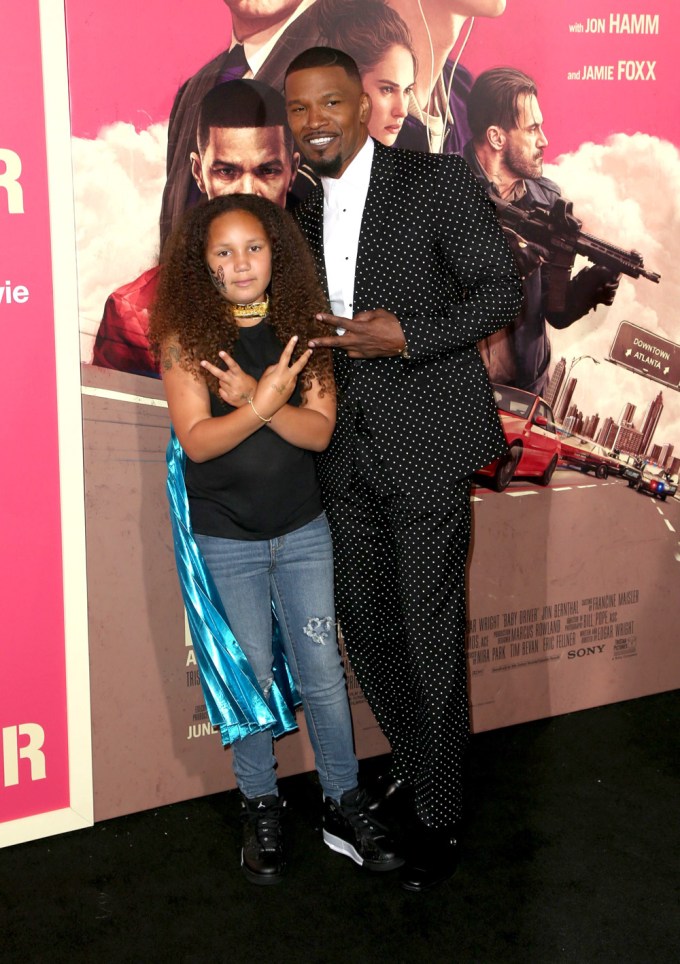 Jamie Foxx With Daughter Annalise