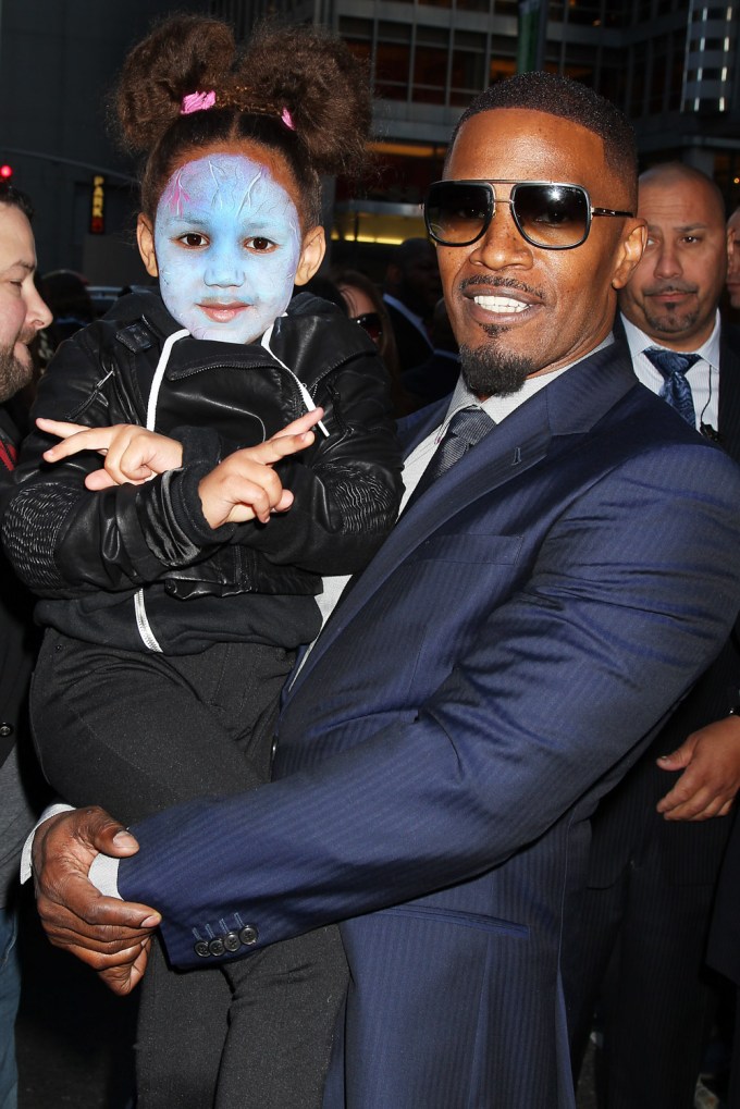 Jamie Foxx With Daughter Annalise