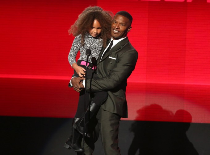 Jamie Foxx With Daughter Annalise