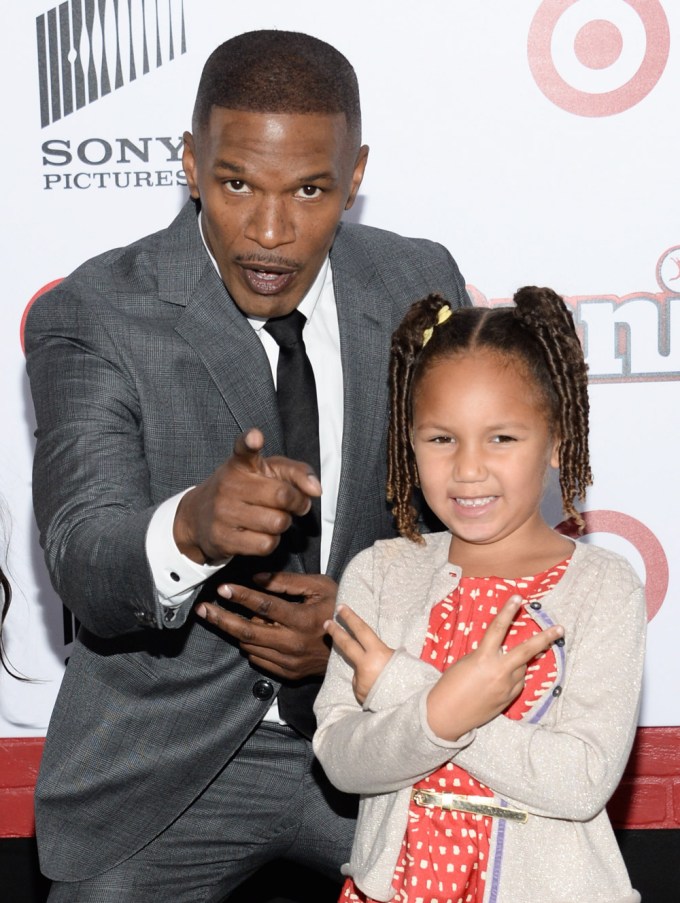 Jamie Foxx With Daughter Annalise