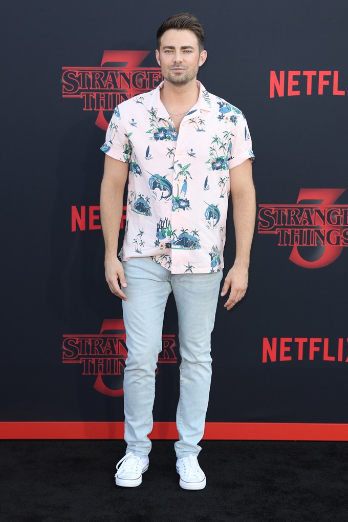 Jonathan Bennett at the Stranger Things: Season 3 premiere