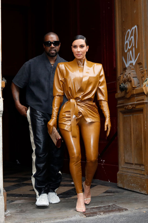 Kim Kardashian & Kanye West 