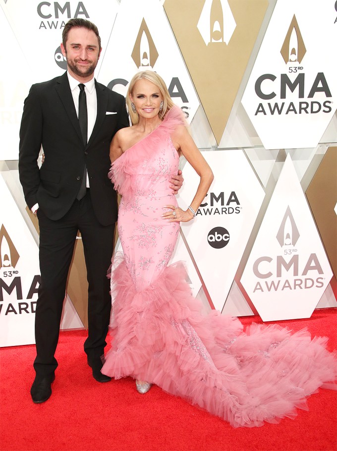 Kristin Chenoweth and Josh Bryant at the 53rd Annual CMA Awards