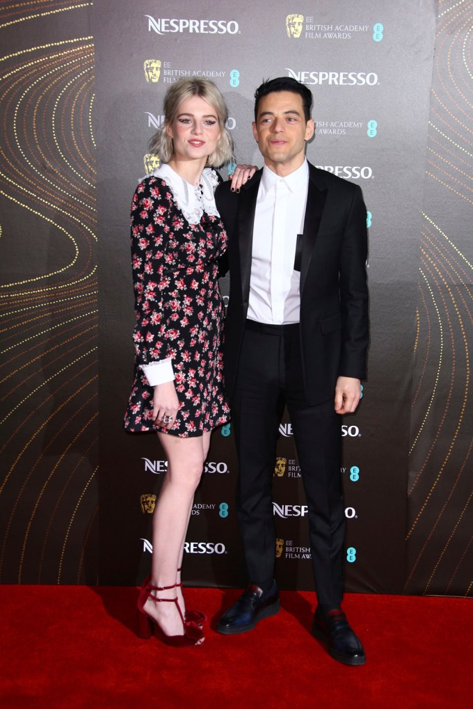 Rami Malek & Lucy Boynton Arrive At The BAFYA Nominees Party