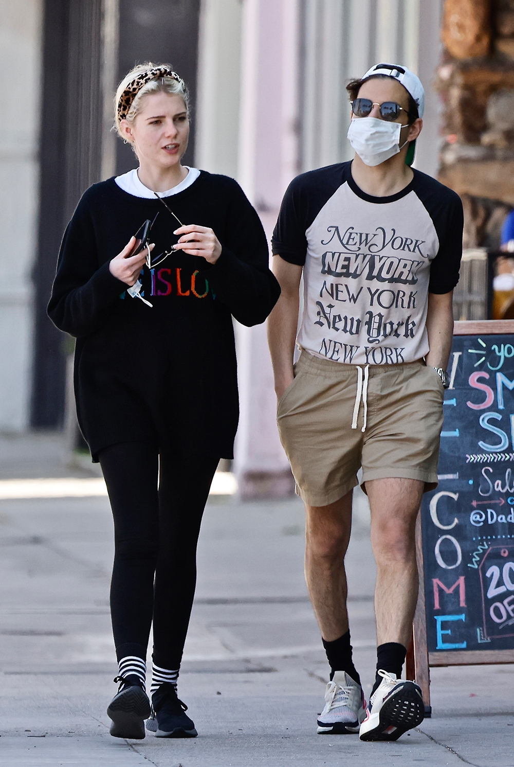 Studio City, CA  - *EXCLUSIVE* Actor Rami Malek and Lucy Boynton go shopping after a walk through their neighborhood together in Studio City.

Pictured: Rami Malek, Lucy Boynton

BACKGRID USA 23 APRIL 2022 

USA: +1 310 798 9111 / usasales@backgrid.com

UK: +44 208 344 2007 / uksales@backgrid.com

*UK Clients - Pictures Containing Children
Please Pixelate Face Prior To Publication*