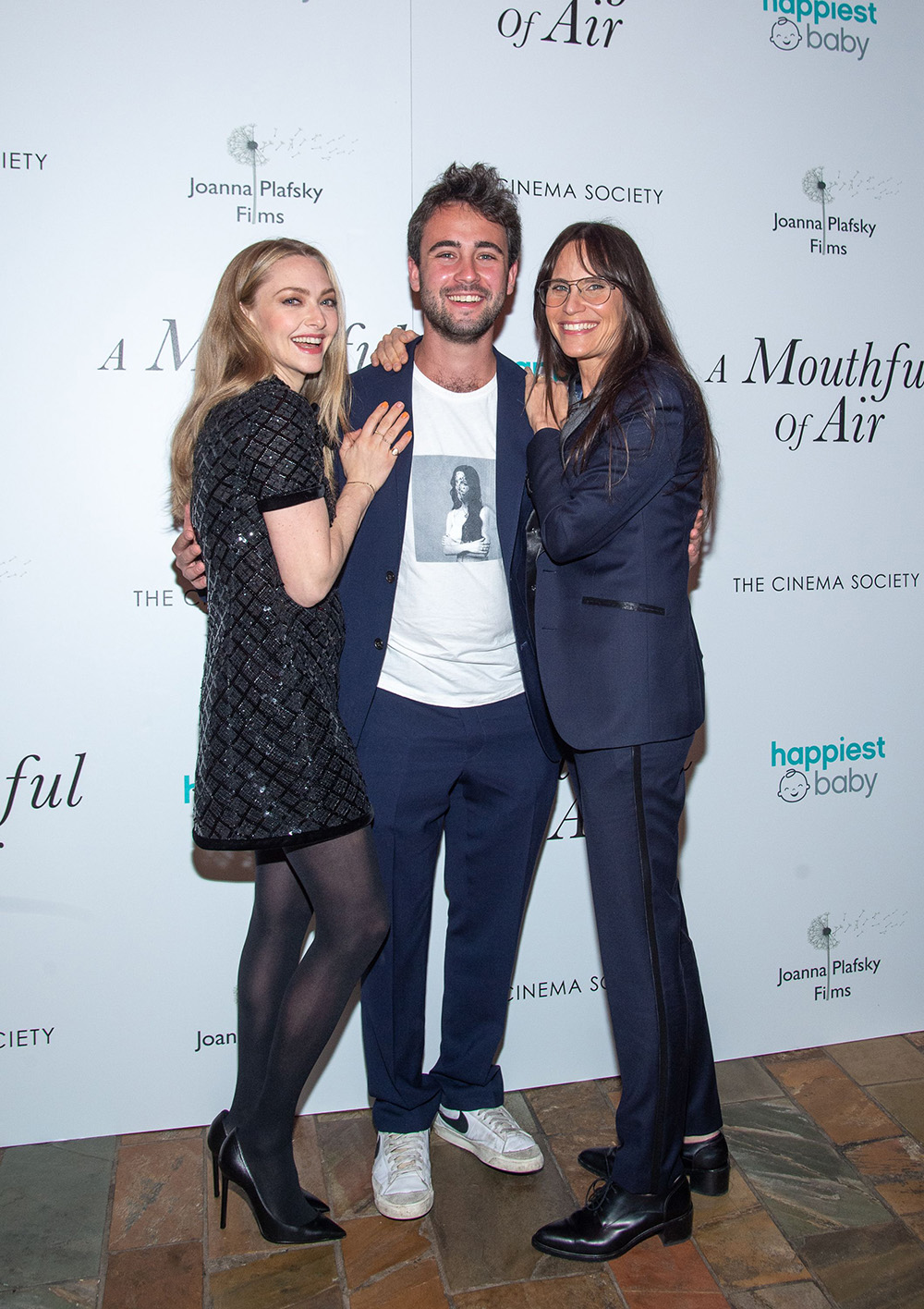 Amanda Seyfried, Sam Koppelman, Amy Koppelman
'A Mouthful of Air' film premiere, The Roxy Hotel, New York, USA - 24 Oct 2021