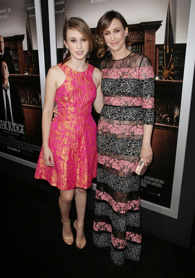 Vera Farmiga & Sister Taissa Farmiga Attend ‘The Judge’ Film Premiere