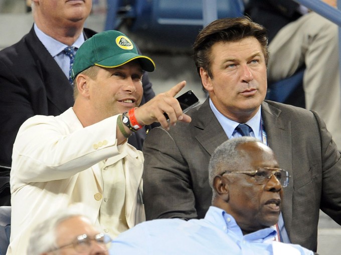 Stephen & Alec Baldwin at 2010 US Open Championship