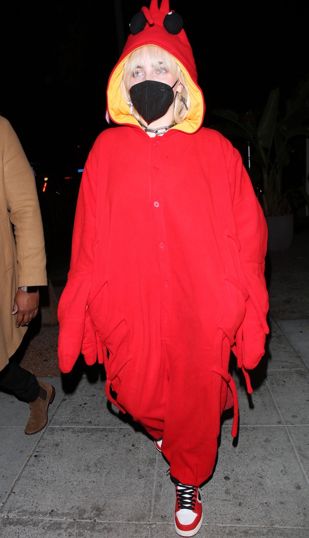 Billie Eilish leaving Doja Cat’s birthday party