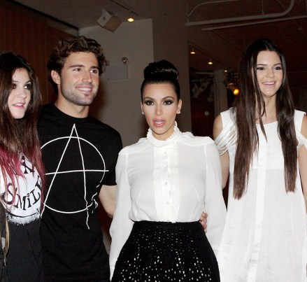 (L-R) Avril Lavigne, Kylie Jenner, Brody Jenner, Kim Kardashian, Kendall Jenner and Kris Humphries
Avril Lavigne Abbey Dawn Show, Spring 2012 Mercedes-Benz Fashion Week, New York, America - 12 Sep 2011