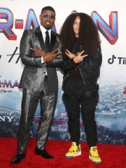 Jamie Foxx and Annalise Bishop
'Spider-Man: No Way Home' film premiere, Arrivals, Regency Village Theater, Los Angeles, California, USA - 13 Dec 2021