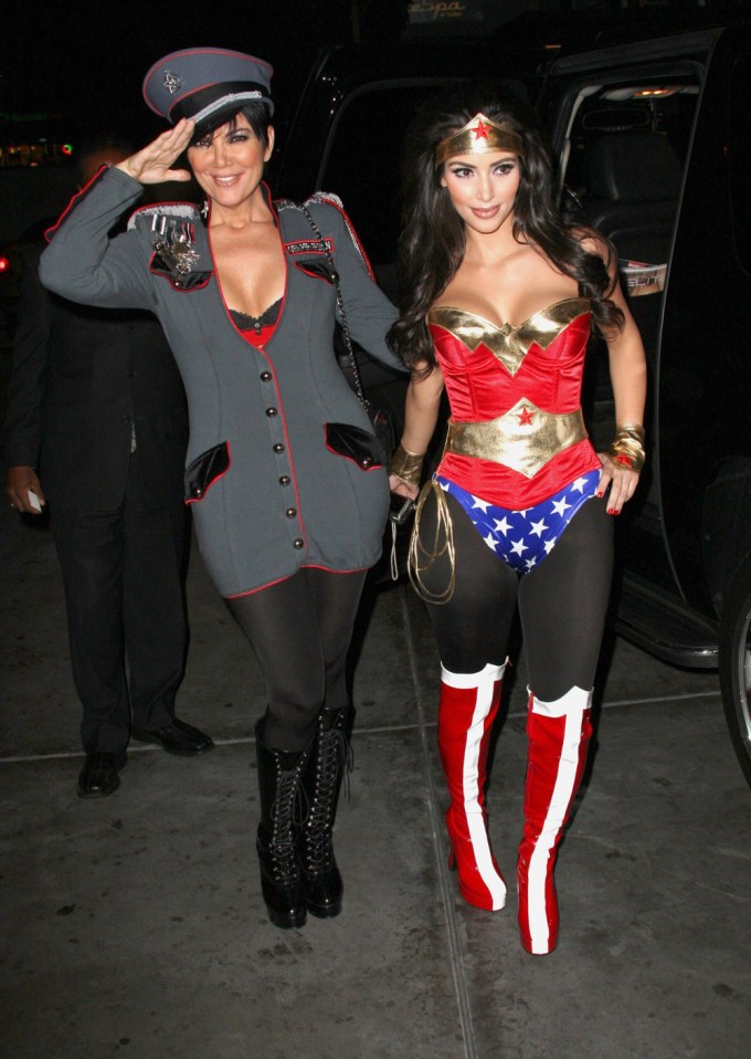 Kim Karadshian as Wonder Woman