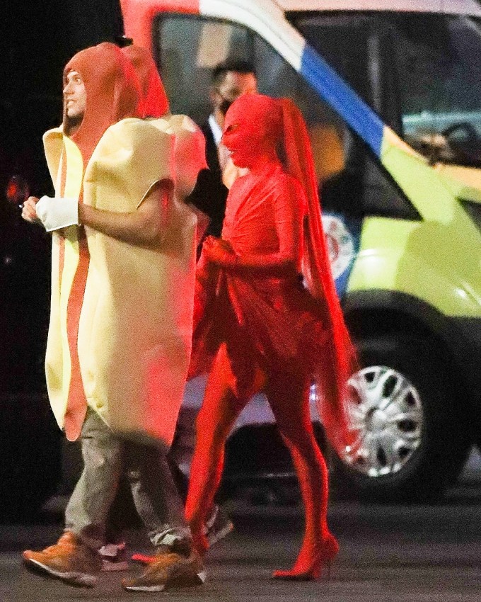 Kim Kardashian in All Red