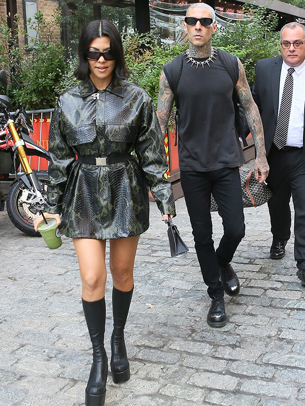 Kourtney Kardashian and Travis Barker