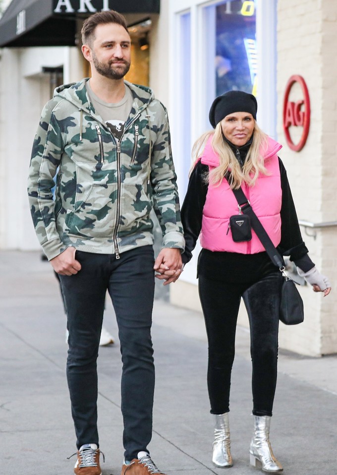 Kristin Chenoweth & Josh Bryant In Beverly Hills