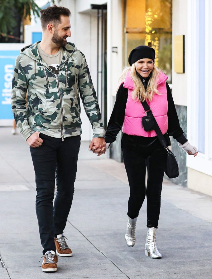 Kristin Chenoweth & Josh Bryant Hold Hands In Beverly Hills