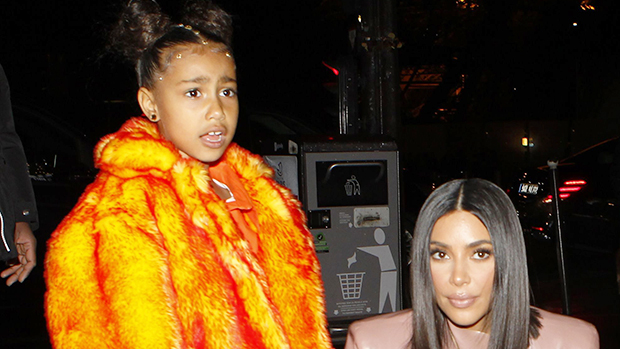 North West & Kim Kardashian
