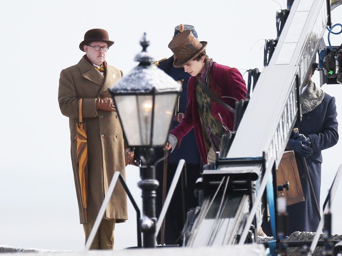 Timothee Chalamet, Matt Lucas & Tom Davis