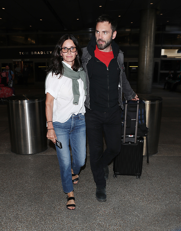 Courteney Cox and Johnny McDaid