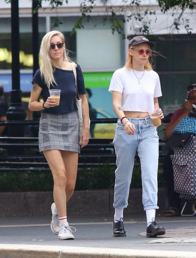 Kristen Stewart & Dylan Meyer On Iced Coffee Run