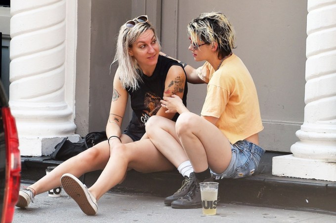 Kristen Stewart & Dylan Meyer In NYC