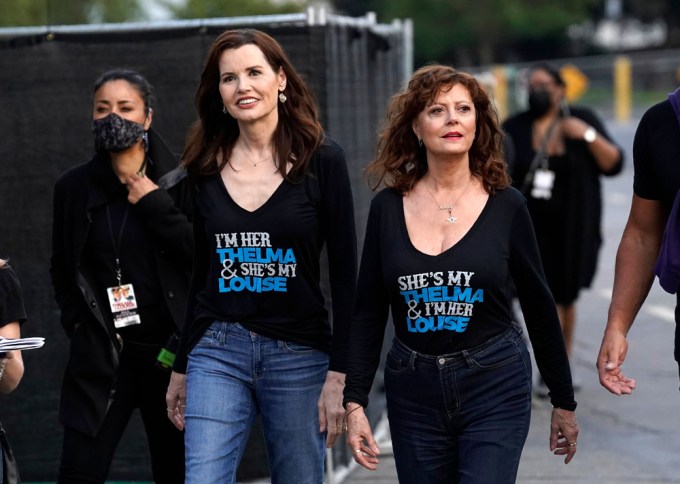 Geena Davis & Susan Sarandon in 2021