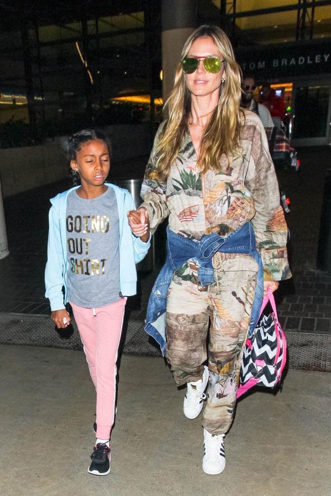 Heidi Klum With Daughter Lou