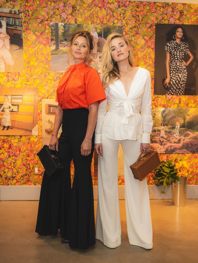 Aly and AJ posing