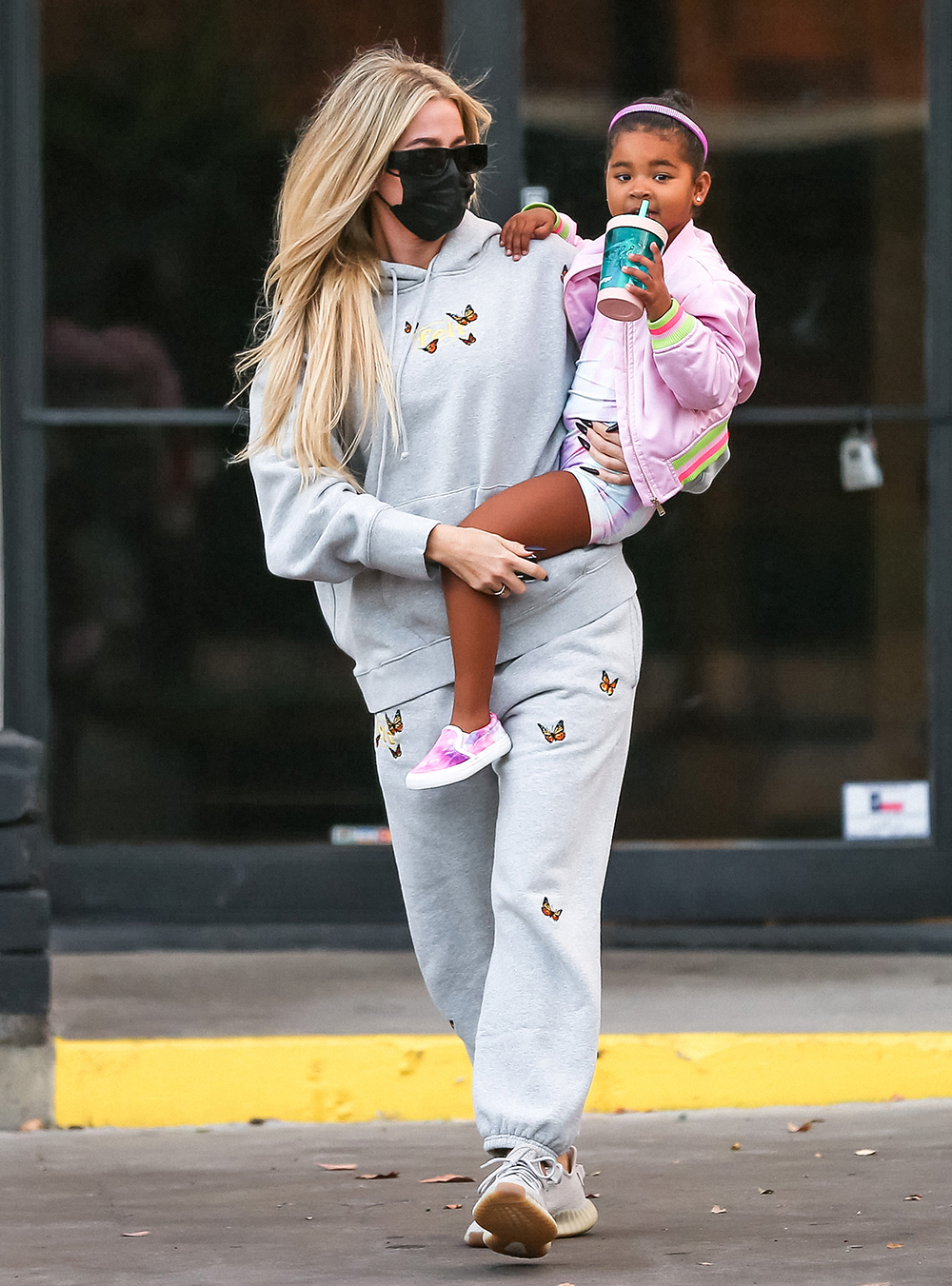 Khloe Kardashian runs errands in West Hollywood, Los Angeles, California, USA - 18 Oct 2021