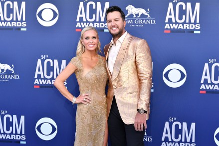 Caroline Boyer and Luke Bryan
54th Annual ACM Awards, Arrivals, Grand Garden Arena, Las Vegas, USA - 07 Apr 2019