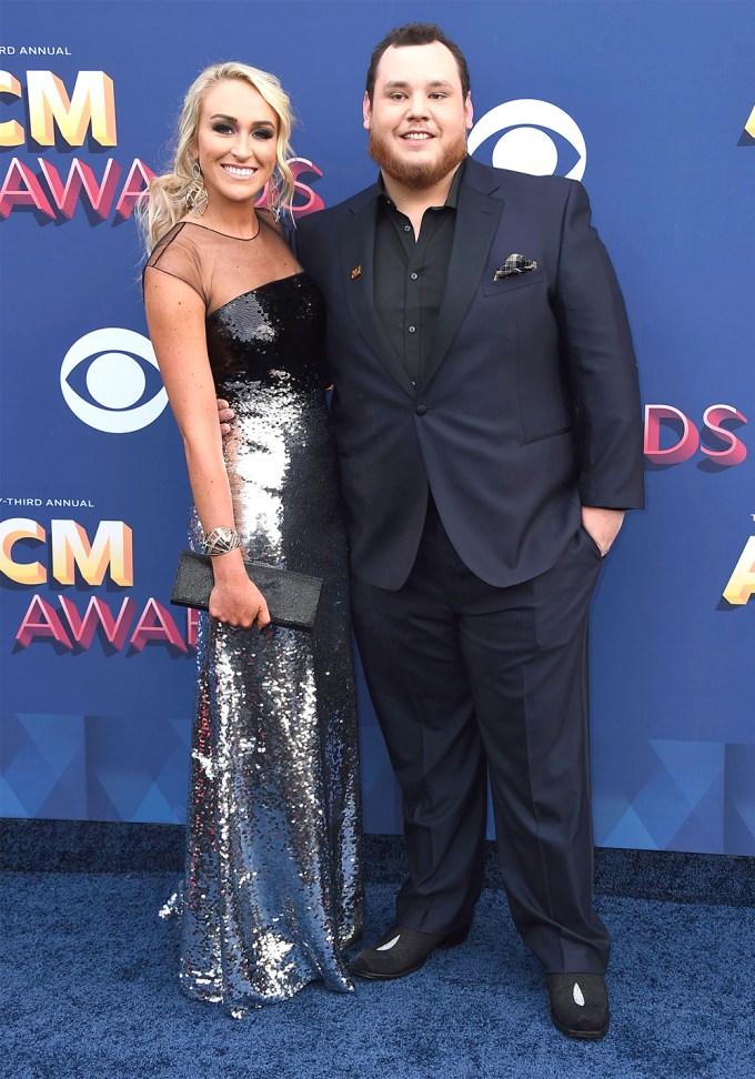 Luke Combs & Nicole Hocking At 2018 ACM Awards