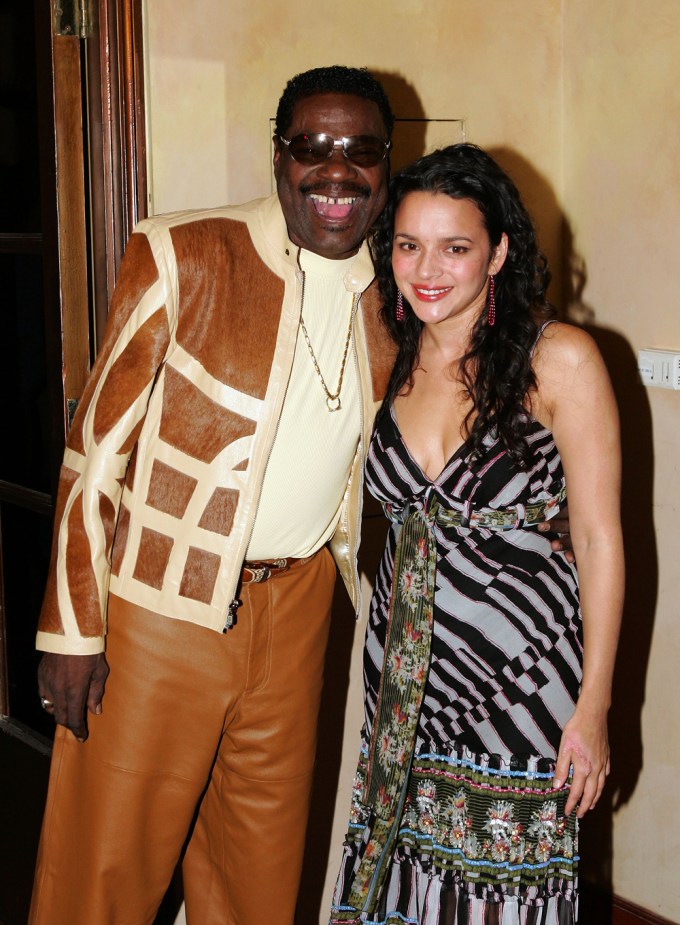 Norah Jones and Billy Preston in 2005