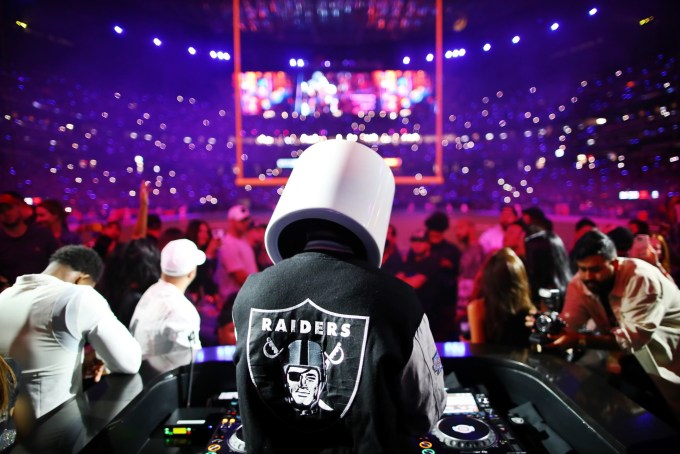 Marshmello Performs Halftime Show At Wynn Field Club In Allegiant Stadium