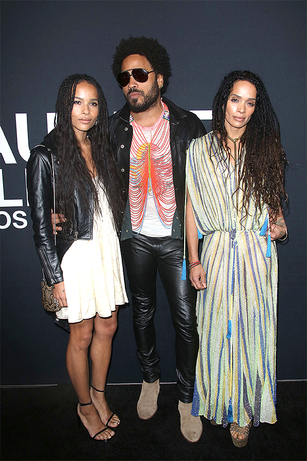 Zoe Kravitz; Lenny Kravitz; Lisa Bonet