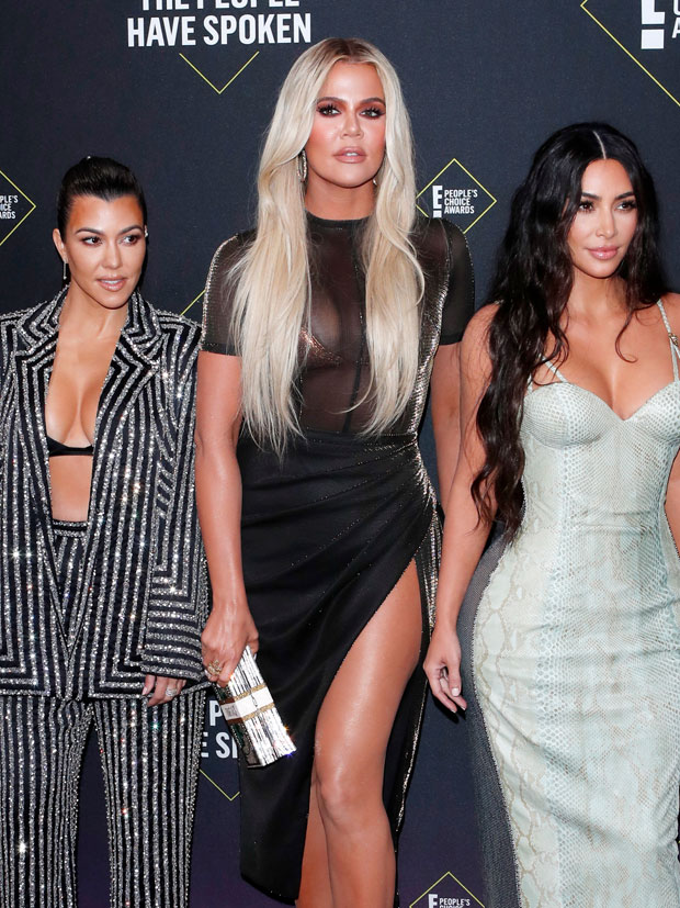 kourtney, khloe and kim kardashian