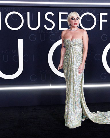 Lady Gaga arrives at "The House of Gucci" LA premiere at the Academy Museum of Motion Pictures, in Los Angeles
LA Premiere of "House of Gucci", Los Angeles, United States - 18 Nov 2021