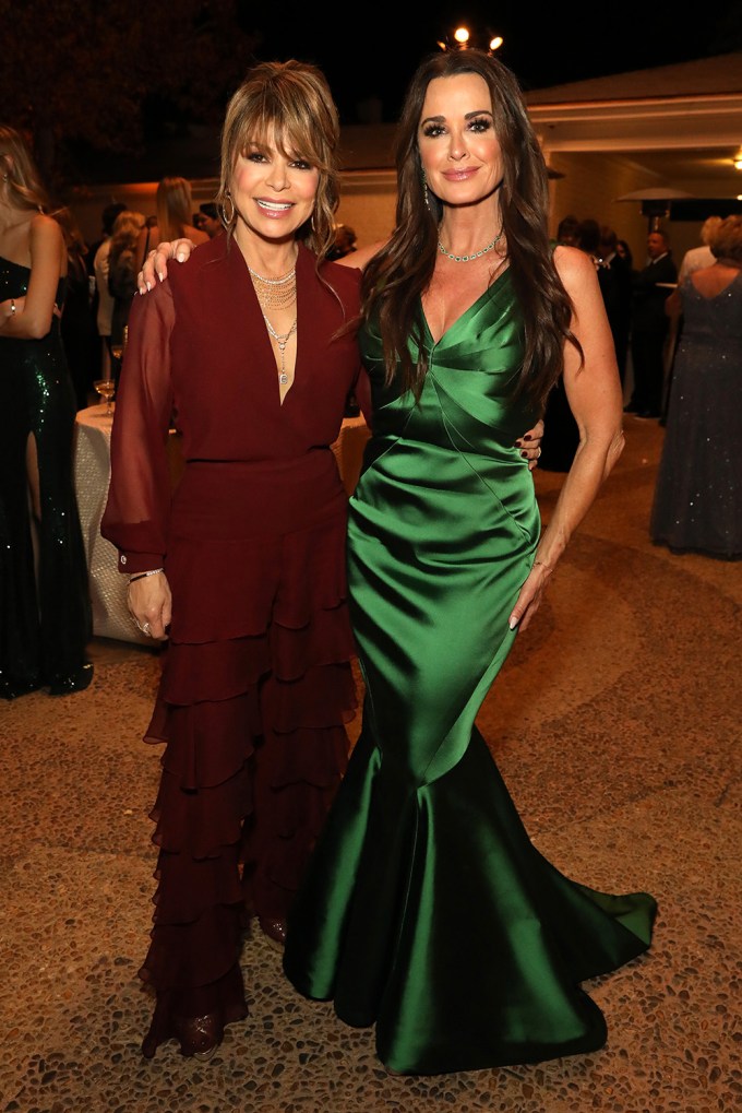 Paula Abdul and Kyle Richards