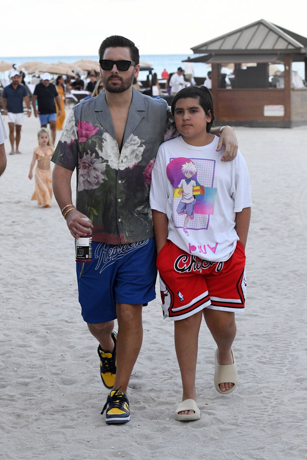 Scott Disick & son Mason 