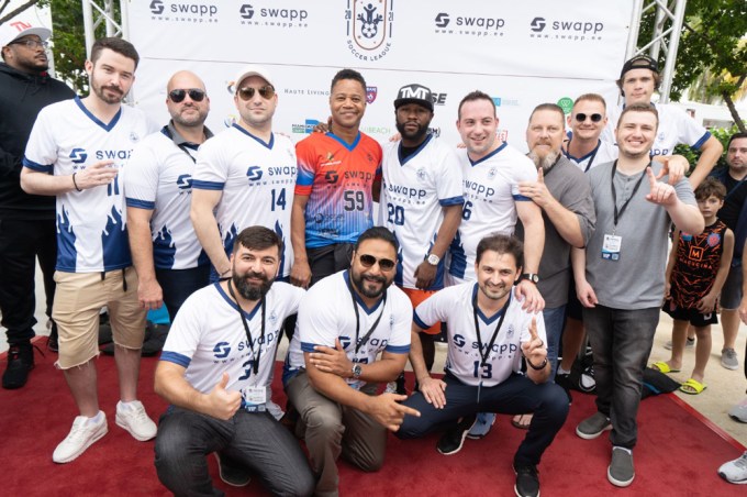 Floyd Mayweather, Cuba Gooding Jr, Jordan Belfort, and Johnny Damon