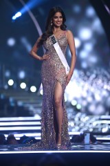 Harnaaz Sandhu, Miss Universe India 2021 competes on stage in her evening gown of choice during the MISS UNIVERSE® Preliminary Competition at the Universe Arena in Eilat, Israel on December 10, 2021. Tune in to the LIVE telecast on FOX and Telemundo on Sunday, December 12 at 7:00 PM ET to see who will become the next Miss Universe.