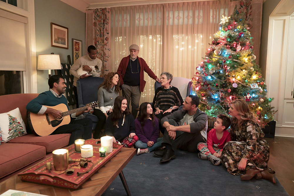 CHRISTMAS AGAIN - After experiencing a lackluster Christmas with her family, high-spirited teenager Rowena "Ro" makes a wish to a neighborhood Santa for a "do-over," and unexpectedly finds herself reliving Christmas day over and over...and over again. Now, in order to break the strange magical loop, Ro must learn to appreciate her loving family as it is, as well as the true meaning of Christmas.(Disney/Jean Whiteside)GABRIEL RUIZ, SEAN PARRIS, ALEXIS CARRA, ASHLYN JADE LOPEZ, TONY AMENDOLA, SCARLETT ESTEVEZ, PRISCILLA LOPEZ, DANIEL SUNJATA, JAMES MCCRACKEN, BETH LACKE