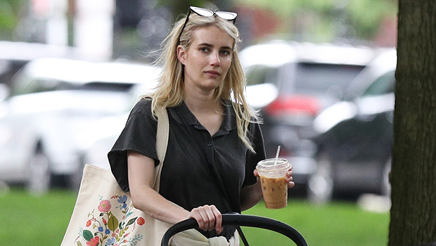 Emma Roberts & son Rhodes