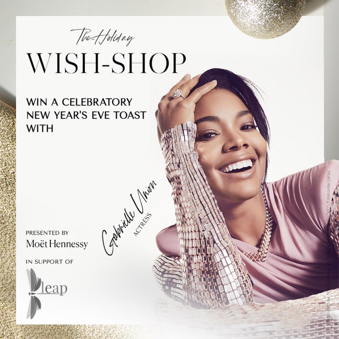A Celebratory Midnight Toast with Gabrielle Union