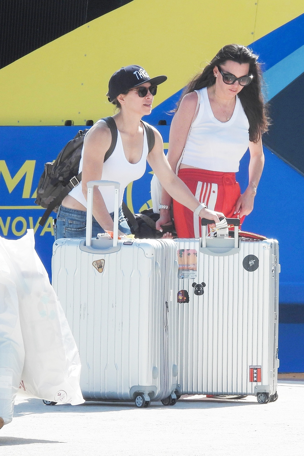 *EXCLUSIVE* Jillian Michaels and girlfriend Deshanna Marie arrive in Cancun, Mexico