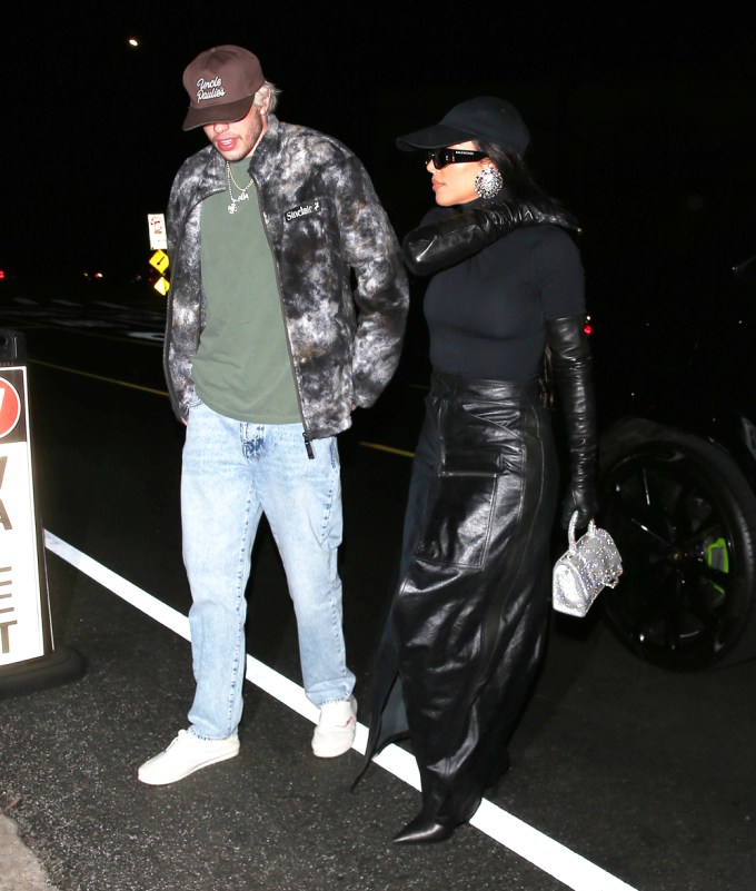 Kim Kardashian & Pete Davidson Step Out