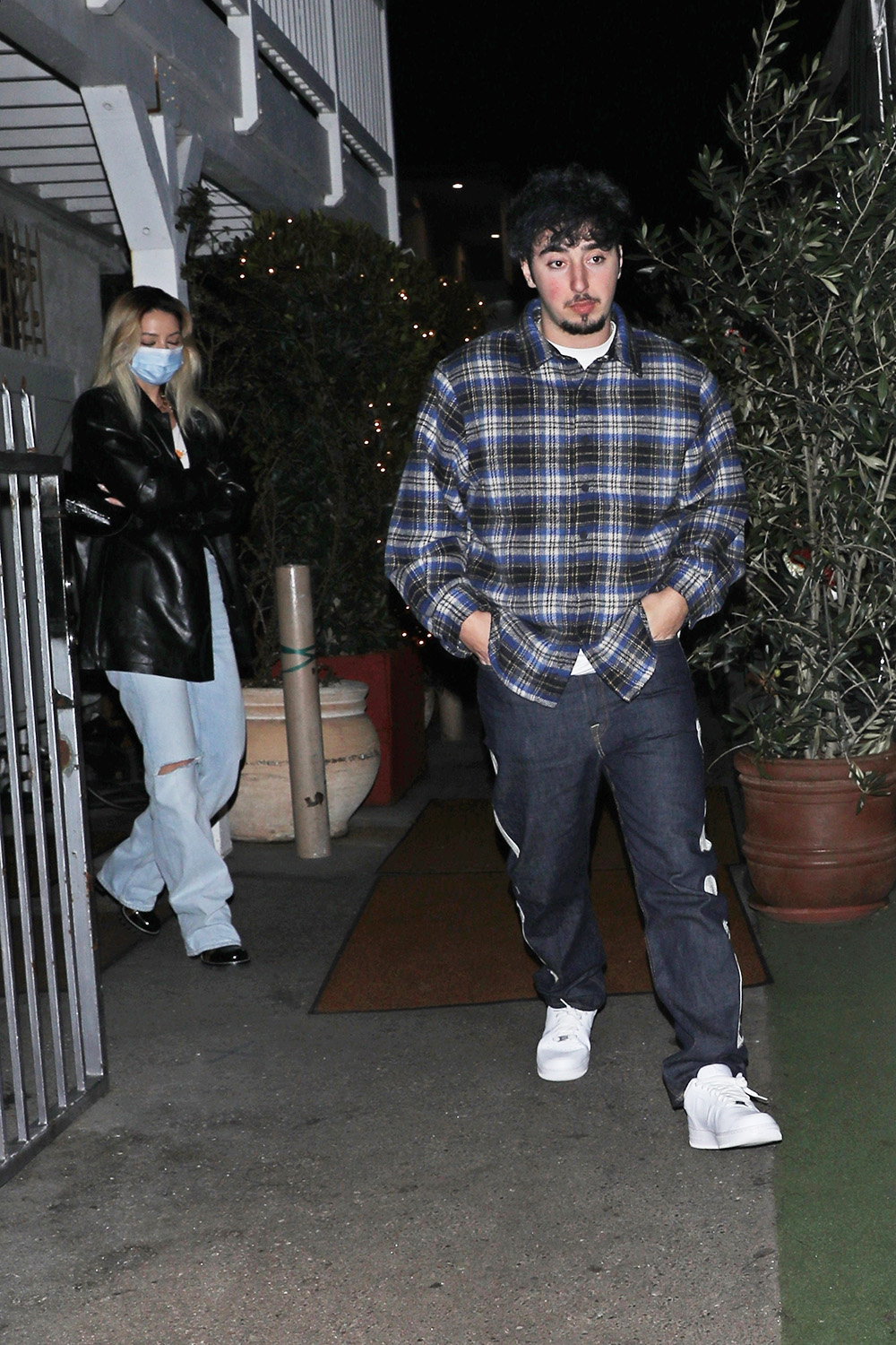 *EXCLUSIVE* New couple alert!  Zack Bia and Madelyn Cline are seen grabbing dinner together in Santa Monica