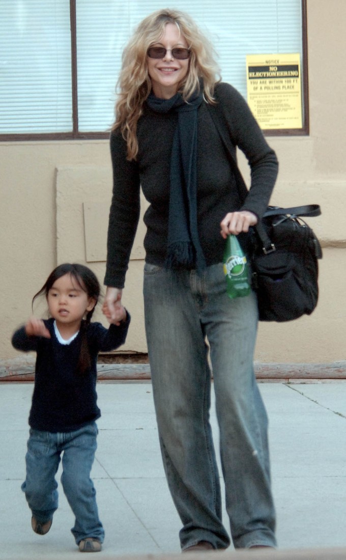 Meg Ryan & Her Daughter Daisy Smile While Out In Los Angeles