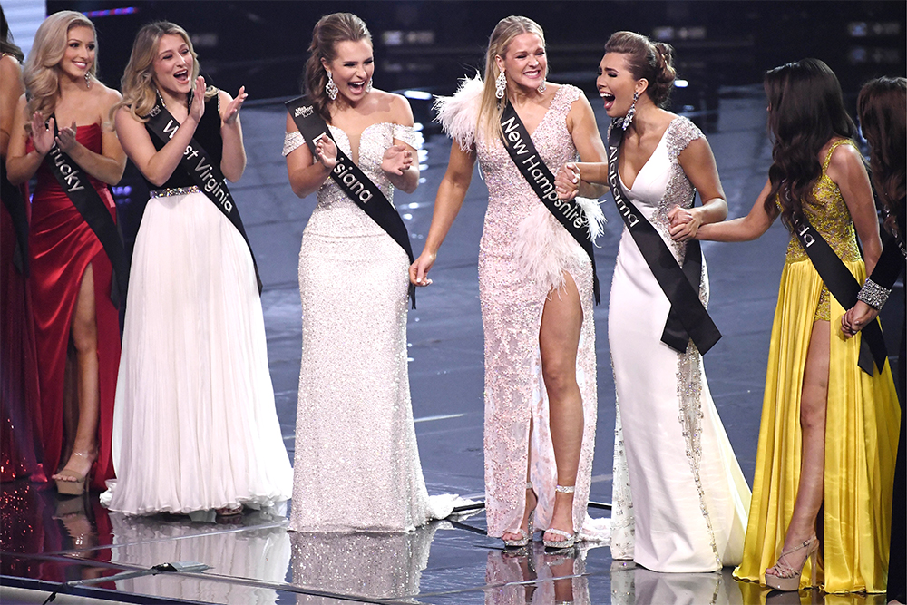 Miss Alabama Lauren Bradford is announced as a top 10 finalist in the Miss America competition at the Mohegan Sun, in Uncasville, Conn
Miss America, Uncasville, United States - 16 Dec 2021