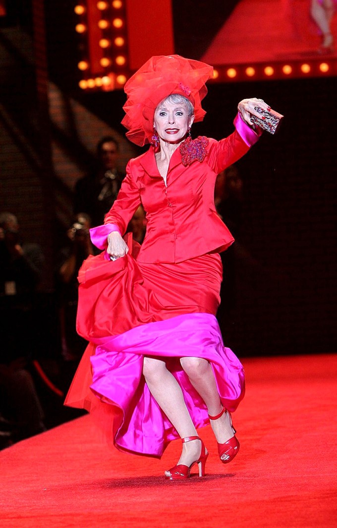 Rita Moreno walks New York Fashion Week (2008)